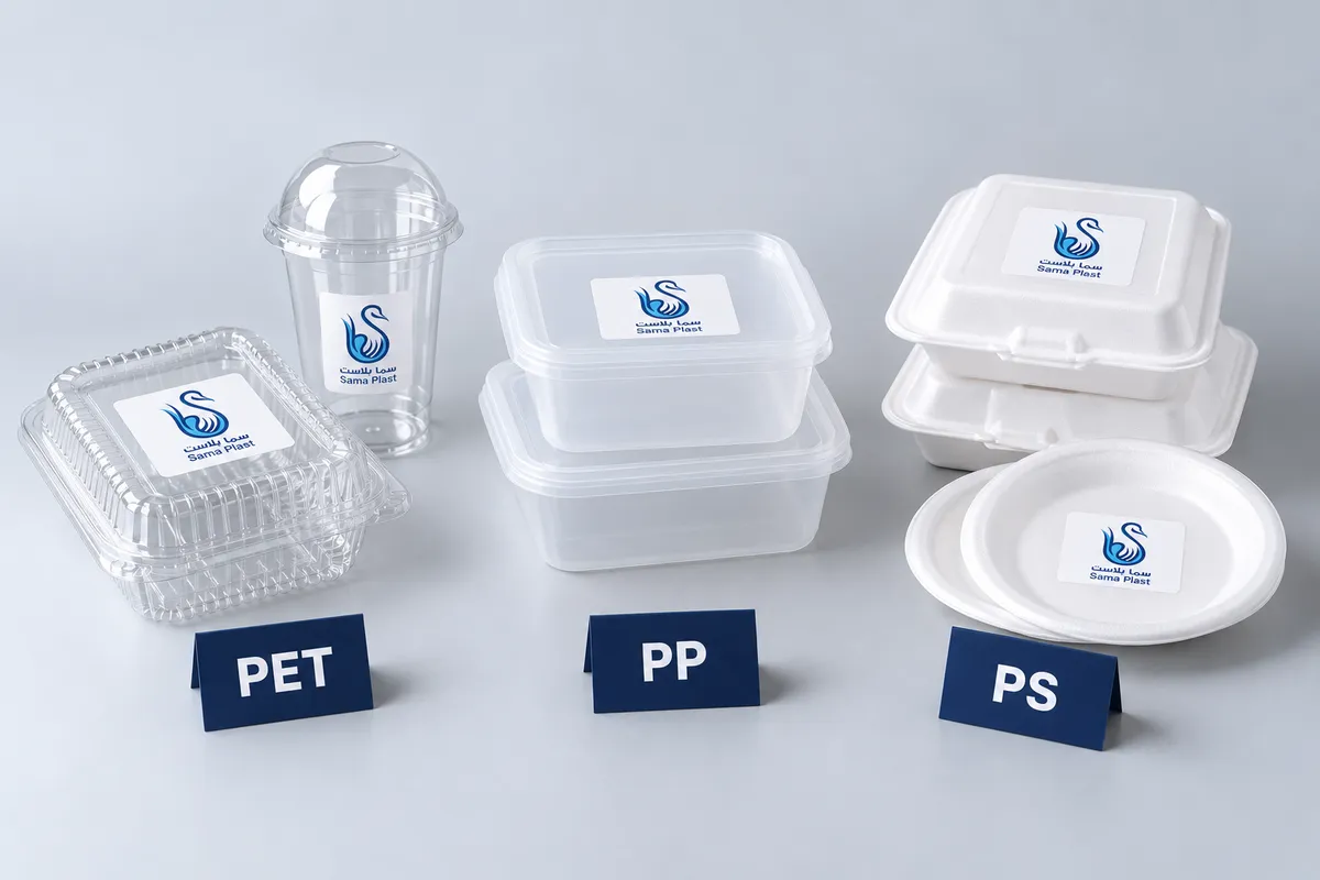 منتجات PET / PP / PS بهوية سما بلاست